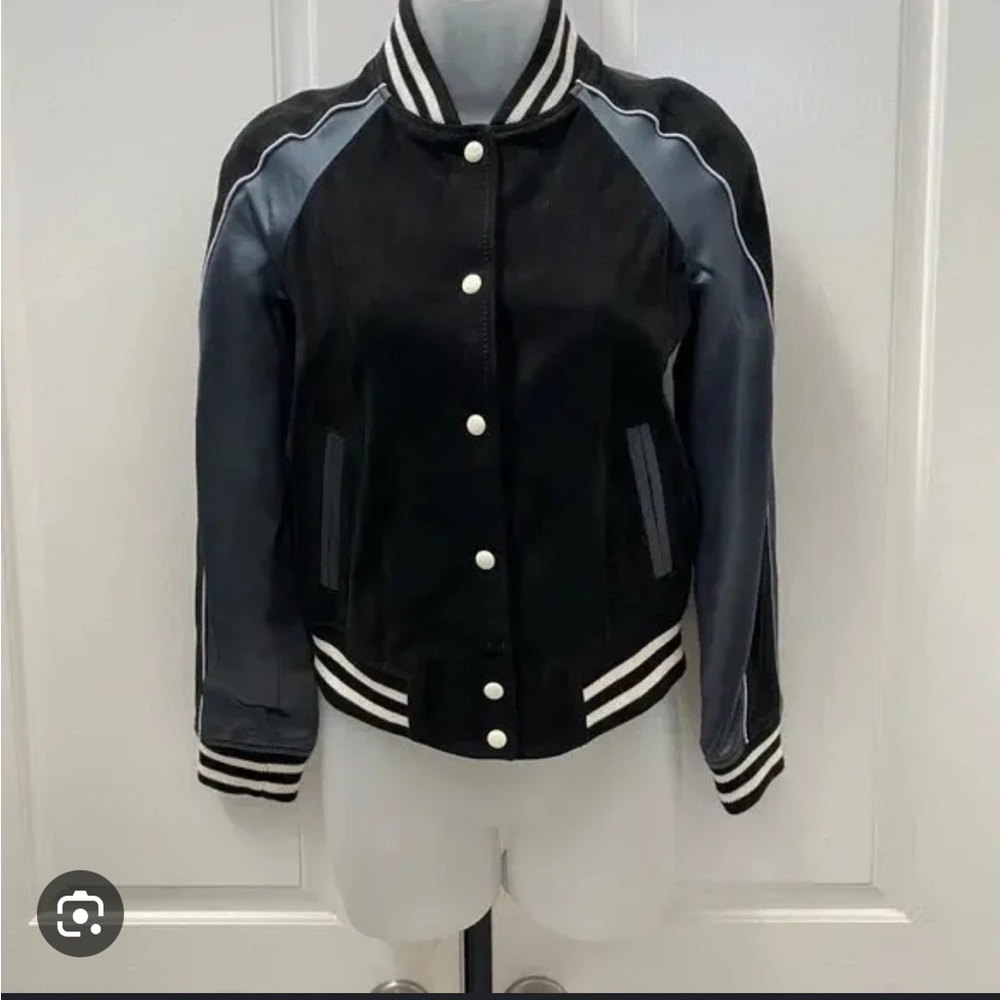 ⬇️AllSaints Women’s Epton Suede Bomber 🌺 - Picture 7 of 16